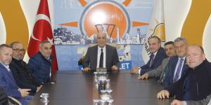 AMASYA TSO'DAN AK PARTİ İL BAŞKANI EKREM TOTO'YA ZİYARET