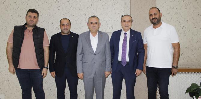 TURHAL TSO'DAN BAŞKAN KIRLANGIÇ'A HAYIRLI OLSUN ZİYARETİ