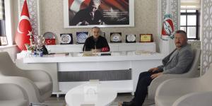 AK PARTİ AMASYA MİLLETVEKİLİ ADAY ADAYI GÖKTÜRK'TEN BAŞKAN KIRLANGIÇ'A ZİYARET