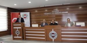 ATSO AYLIK OLAĞAN MECLİS TOPLANTISI GERÇEKLEŞTİRİLDİ