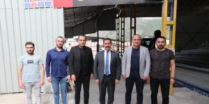VALİ MASATLI VE BAŞKAN KIRLANGIÇ'TAN TUĞRA DEMİR ÇİMENTO FİRMASINA ZİYARET