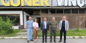 VALİ MASATLI VE BAŞKAN KIRLANGIÇ'TAN GÜNER VİNÇ'E ZİYARET