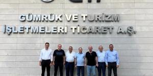 ATSO BAŞKANI KIRLANGIÇ HAMZABEYLİ VE KAPIKULE GÜMRÜK KAPISINI ZİYARET ETTİ