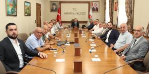 ATSO'DAN AMASYA VALİSİ YILMAZ DORUK'A HAYIRLI OLSUN ZİYARETİ