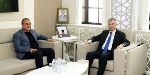 AMASYA VALİSİ YILMAZ DORUK'TAN AMASYA TSO'YA İADE-İ ZİYARET