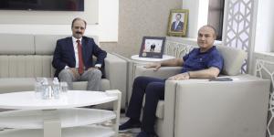 İL TARIM VE ORMAN MÜDÜRÜ GÖKTEKİN'DEN AMASYA TSO BAŞKANI KIRLANGIÇ'A VEDA ZİYARETİ