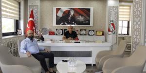 ÇELİK HATİPOĞLU'NDAN BAŞKAN MURAT KIRLANGIÇ'A ZİYARET