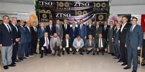 ATSO BAŞKANI KIRLANGIÇ VE MECLİS BAŞKANI GÜÇYETMEZ ZİLE TSO'NUN YENİZ HİZMET BİNASI AÇILIŞINA VE ODANIN 100. KURULUŞ YILDÖNÜMÜ TÖRENİNE KATILDILAR