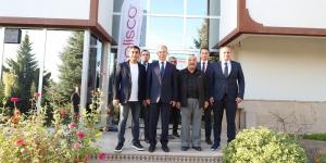 VALİ YILMAZ DORUK VE BAŞKAN MURAT KIRLANGIÇ'TAN ALTERNATİF MERMER FİRMASINA ZİYARET