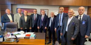 AMASYA TSO'DAN AK PARTİ AMASYA MİLLETVEKİLİ HASAN ÇİLEZ'E ZİYARET