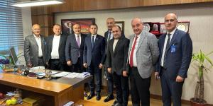 AMASYA TSO'DAN CHP AMASYA MİLLETVEKİLİ REŞAT KARAGÖZ'E ZİYARET