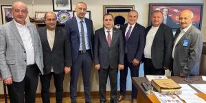 AMASYA TSO'DAN CHP BOLU MİLLETVEKİLİ TÜRKER ATEŞ'E ZİYARET