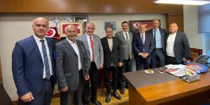 AMASYA TSO'DAN AK PARTİ AMASYA MİLLETVEKİLİ HALUK İPEK'E ZİYARET