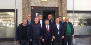 AK PARTİ AMASYA BELEDİYE BAŞKAN ADAY ADAYI MEHMET UYANIK'TAN AMASYA TSO'YA ZİYARET