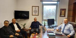 ATSO BAŞKANI KIRLANGIÇ'TAN AK PARTİ AMASYA MİLLETVEKİLİ ÇİLEZ'E ZİYARET