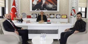AK PARTİ AMASYA BELEDİYE BAŞKAN ADAY ADAYI OSMAN ERARSLAN'DAN AMASYA TSO BAŞKANI MURAT KIRLANGIÇ'A ZİYARET