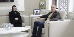 AK PARTİ AMASYA BELEDİYE BAŞKAN ADAY ADAYI GONCA ALTINTAŞ'TAN AMASYA TSO BAŞKANI MURAT KIRLANGIÇ'A ZİYARET