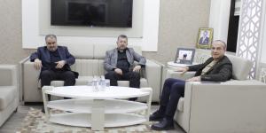AMASYA ESNAF VE SANATKARLAR ODALARI BİRLİĞİ BAŞKANI KÖSE VE AMASYA ZİRAAT ODASI BAŞKANI CEBECİ'DEN BAŞKAN KIRLANGIÇ'A ZİYARET