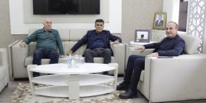 MHP AMASYA BELEDİYE BAŞKAN ADAY ADAYI ÇOBAN'DAN BAŞKAN KIRLANGIÇ'A ZİYARET