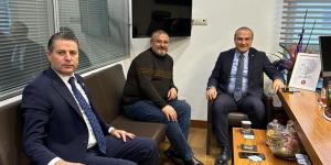 BAŞKAN KIRLANGIÇ CHP AMASYA MİLLETVEKİLİ KARAGÖZ'Ü ZİYARET ETTİ