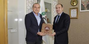 TOKAT VAKIFLAR BÖLGE MÜDÜRÜ ERDOĞAN'DAN BAŞKAN KIRLANGIÇ'A ZİYARET