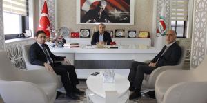 TARIM İL MÜDÜRÜ ÇETİN'DEN BAŞKAN KIRLANGIÇ'A İADE-İ ZİYARET