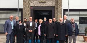 AMASYA BELEDİYE BAŞKAN ADAYI TEVHİDE İLKİM ARPACIOĞLU'NDAN AMASYA TSO BAŞKANI MURAT KIRLANGIÇ'A ZİYARET