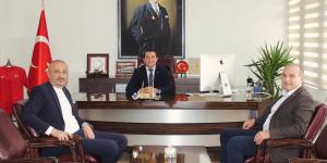 BAŞKAN KIRLANGIÇ GÖYNÜCEK KAYMAKAMI KARTAL'I ZİYARET ETTİ