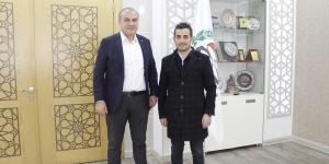 ŞEYHCUİ MAHALLESİ MUHTAR ADAYI GÖKYAR'DAN BAŞKAN KIRLANGIÇ'A ZİYARET