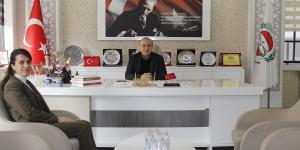 TİCARET İL MÜDÜRÜ KESİK'TEN BAŞKAN KIRLANGIÇ'A ZİYARET
