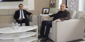 GÖYNÜCEK KAYMAKAMI KARTAL'DAN BAŞKAN KIRLANGIÇ'A İADE-İ ZİYARET