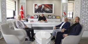 TÜRKİYE SAKATLAR DERNEĞİ GENEL BAŞKANI BOYRAZ'DAN AMASYA TSO BAŞKANI KIRLANGIÇ'A ZİYARET