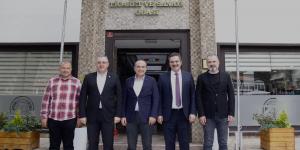 AK PARTİ AMASYA MİLLETVEKİLLERİ HALUK İPEK VE HASAN ÇİLEZ'DEN AMASYA TSO'YA ZİYARET