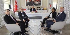 ZİRAAT BANKASI ÇORUM BÖLGE MÜDÜRÜ TURCAN'DAN BAŞKAN KIRLANGIÇ'A ZİYARET