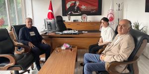 AMASYA TSO BAŞKANI KIRLANGIÇ'TAN TİCARET İL MÜDÜRÜ KESİK'E ZİYARET