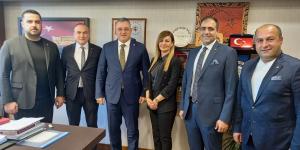 ATSO’DAN AK PARTİ AMASYA MİLLETVEKİLİ HASAN ÇİLEZ’E ZİYARET