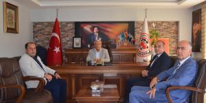 ATSO'DAN GÖYNÜCEK BELEDİYE BAŞKANI KEMAL ŞAHİN'E ZİYARET