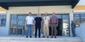 ATSO BAŞKANI KIRLANGIÇ OKUL İNŞAATINA GİDEREK SÜREÇLE İLGİLİ BİLGİ ALDI