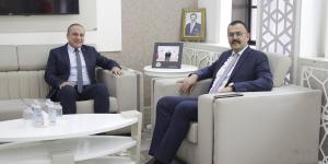 AMASYA CUMHURİYET BAŞSAVCISI KOCAMAN'DAN ATSO BAŞKANI KIRLANGIÇ'A İADE-İ ZİYARET