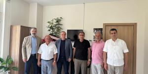 ATSO HEYETİNDEN İL GENEL MECLİS ÜYELERİ KORKMAZ VE YÜCE'YE ZİYARET