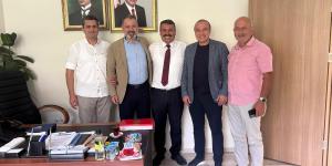 ATSO HEYETİNDEN İL GENEL MECLİS ÜYESİ DERİCİ'YE ZİYARET
