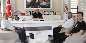 AMASYA AKDAĞLILAR YARDIMLAŞMA VE DAYANIŞMA DERNEĞİ BAŞKANI KOYUNCU'DAN BAŞKAN KIRLANGIÇ'A ZİYARET