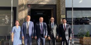KOSGEB BAŞKANI İBRAHİMCİOĞLU VE İL MÜDÜRÜ KUKUŞ’TAN BAŞKAN KIRLANGIÇ’A ZİYARET