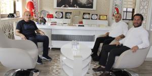 AMASYA BELEDİYE BAŞKANI SEVİNDİ VE TURİZM DERNEĞİ BAŞKANI MISIRLI'DAN BAŞKAN KIRLANGIÇ'A ZİYARET