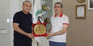 GÖREV SÜRESİ DOLAN İL EMNİYET MÜDÜRÜ KURT'TAN BAŞKAN KIRLANGIÇ'A VEDA ZİYARETİ