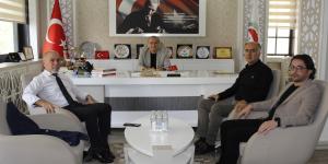 TSE KARADENİZ BÖLGE KOORDİNATÖRÜ KAYGI VE İL TEMSİLCİSİ KOYUNCU'DAN BAŞKAN KIRLANGIÇ'A ZİYARET