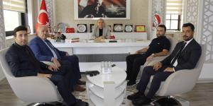 NİZAM-I ALEM OCAKLARI EĞİTİM VE KÜLTÜR VAKFI GENEL BAŞKANI YILMAZ'DAN BAŞKAN KIRLANGIÇ'A ZİYARET