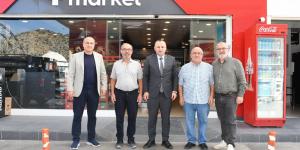 AMASYA BELEDİYE BAŞKANI SEVİNDİ VE ATSO BAŞKANI KIRLANGIÇ'TAN ERGENLER PETROL FİRMASINA ZİYARET