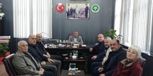 ATSO'DAN AMASYA PANCAR EKİCİLERİ KOOPERATİFİ BAŞKANI SAATÇİ'YE HAYIRLI OLSUN ZİYARETİ