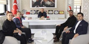 22 HAZİRAN SPOR KULÜBÜNDEN BAŞKAN KIRLANGIÇ'A ZİYARET